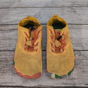 Saguaro Barefoot Shoes Yellow Knit Minimalist Trail Running Shoes – Unisex EU 38
